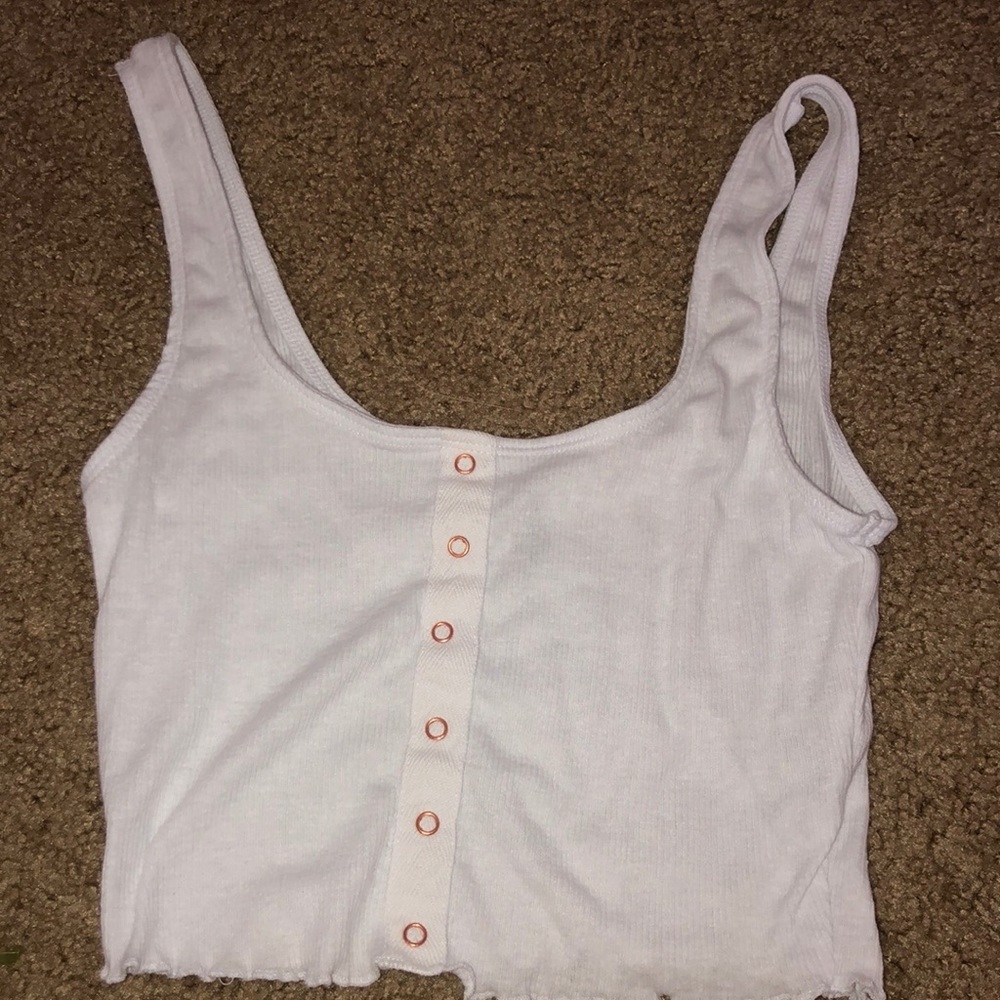 White tank top